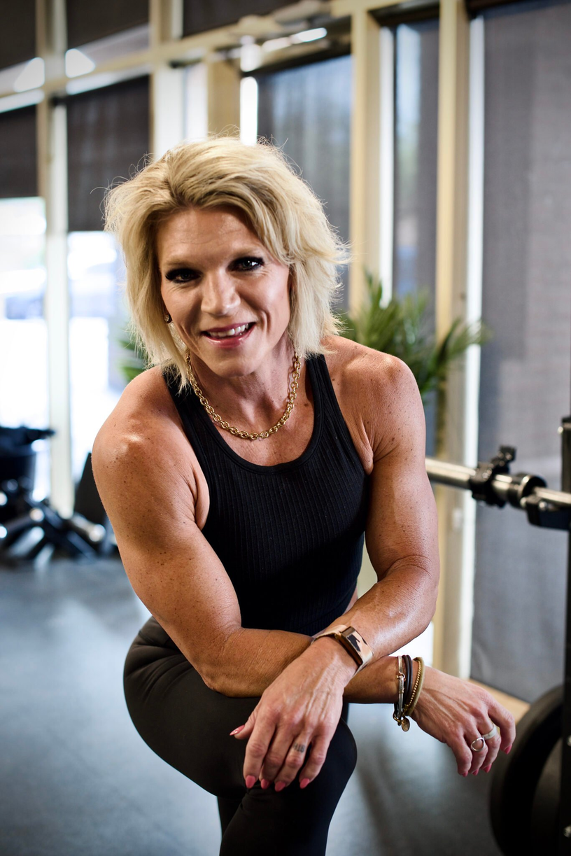 Rachelle Tuffly at the gym